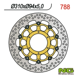 NG788 tarcza hamulcowa PRZÓD HONDA CBR1000 RR 04-05, CB1300 01-10 (310X94X5) (6X65MM) CBR600RR 03-08, CB1000R 08-16, CTX