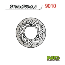 NG9010 tarcza hamulcowa TYŁ RIEJU 50/80/125 (185X80X3,5MM)