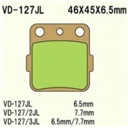 VESRAH VD-127/3JL Sintered motocyklowe klocki hamulcowe sklep motocyklowy MOTORUS.PL