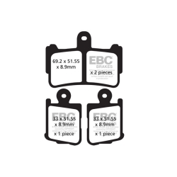 EBC FA499/4HH motocyklowe klocki hamulcowe MOTORUS.PL