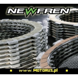NEWFREN F1501R tarcze sprzęgła Racing KTM EXC400/450/520/525 (02-03), SX400/450/520/525 (02-03) (EBS5612R) (CARBON) MOTO