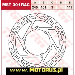 TRW MST301RAC motocyklowa tarcza hamulcowa MOTORUS.PL